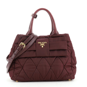 Prada Bow Tote Tessuto Mini