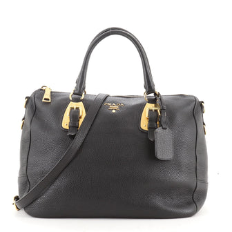 Prada Convertible Boston Bag Vitello Daino Medium