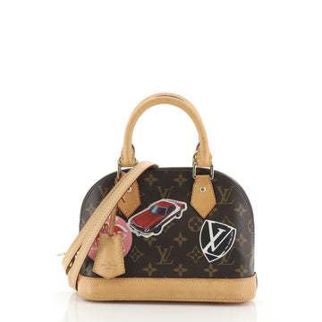 Louis Vuitton Alma Handbag Limited Edition World Tour Monogram Canvas BB