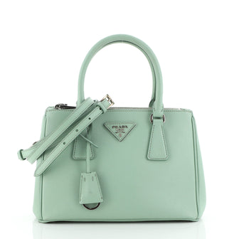 Prada Galleria Double Zip Tote Saffiano Leather Small