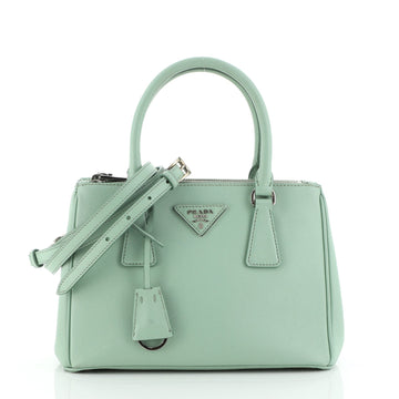 Prada Galleria Double Zip Tote Saffiano Leather Small