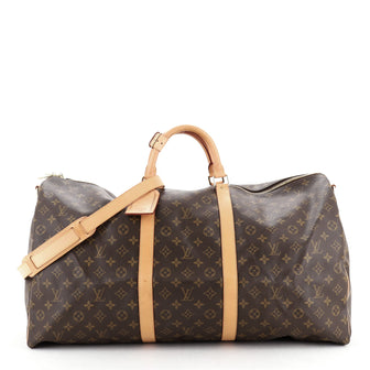 Louis Vuitton Keepall Bandouliere Bag Monogram Canvas 60