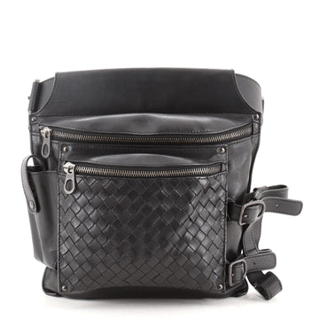 Bottega Veneta Utility Waist Bag Leather with Intrecciato