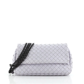 Bottega Veneta Expandable Chain Crossbody Bag Intrecciato Nappa Small