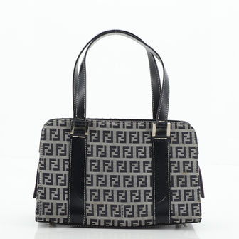 Fendi Vintage Satchel Zucchino Canvas Mini