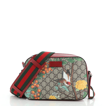 Gucci Camera Shoulder Bag Tian Print GG Coated Canvas Medium