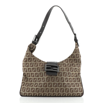 Fendi Shoulder Bag Zucchino Canvas Small