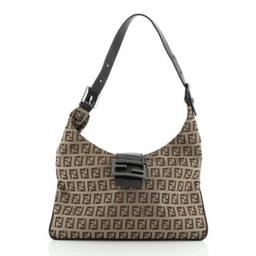 Fendi Shoulder Bag Zucchino Canvas Small