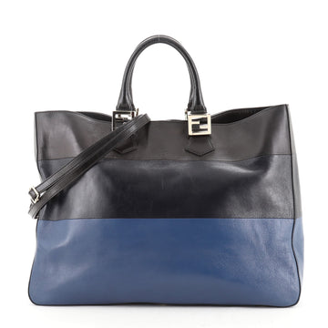 Fendi Tricolor Glacier Tote Leather Medium