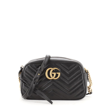 Gucci GG Marmont Shoulder Bag Matelasse Leather Small