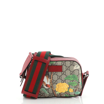 Gucci Camera Shoulder Bag Tian Print GG Coated Canvas Mini