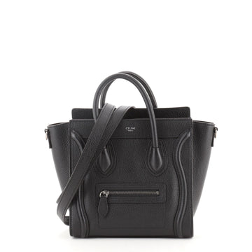 Celine Luggage Bag Grainy Leather Nano