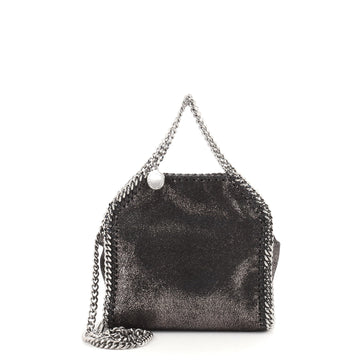 Stella McCartney Falabella Fold Over Crossbody Bag Shaggy Deer Tiny