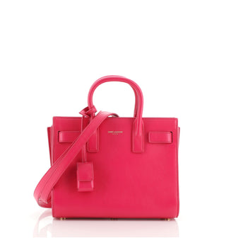 Saint Laurent Sac de Jour Bag Leather Nano