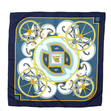 Hermes Washington's Carriage Scarf Printed Silk 90