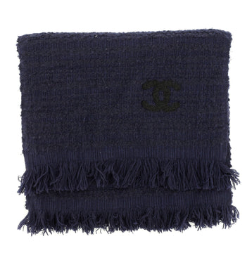 Chanel CC Fringe Scarf Cashmere and Silk
