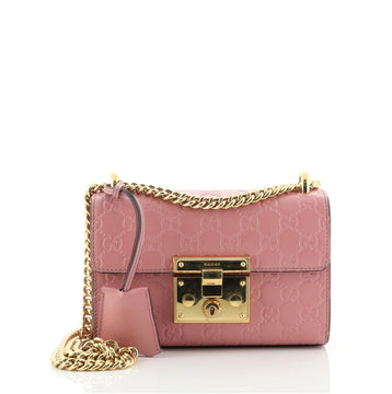 Gucci Padlock Shoulder Bag Guccissima Leather Small