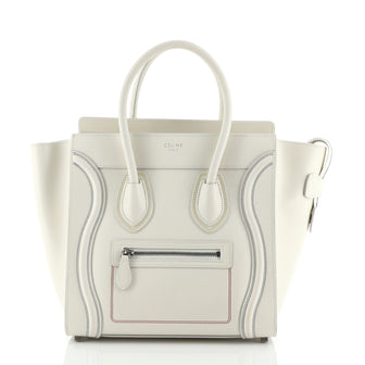 Celine Luggage Bag Smooth Leather Micro