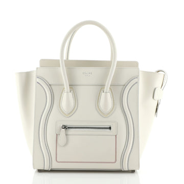 Celine Luggage Bag Smooth Leather Micro