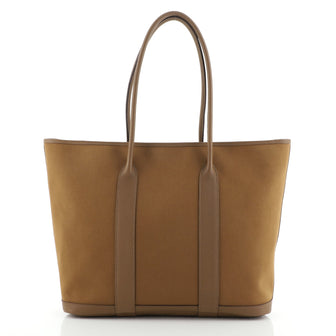 Hermes Garden Party Zip Tote Toile and Leather 36