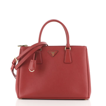 Prada Galleria Double Zip Tote Saffiano Leather Large