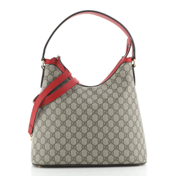 Gucci Linea A Hobo GG Coated Canvas