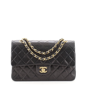 Chanel Vintage Classic Double Flap Bag Quilted Lambskin Small