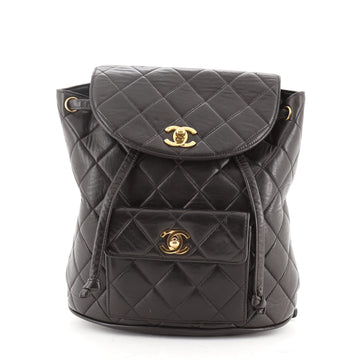 Chanel Vintage CC Pocket Backpack Quilted Lambskin Small