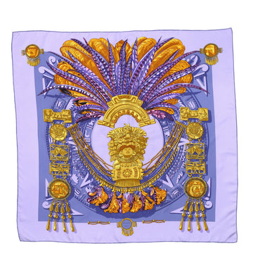 Hermes Aztec Scarf Printed Silk 90