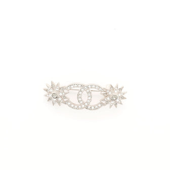Chanel CC Star Brooch Crystal and Metal