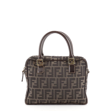 Fendi Vintage Bauletto Bag Zucca Canvas Medium