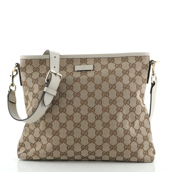 Gucci Zip Top Messenger GG Canvas Medium