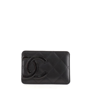 Chanel Cambon Card Holder Quilted Lambskin