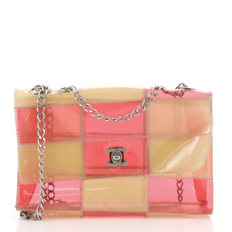 Chanel Naked Patchwork Flap Bag PVC Medium