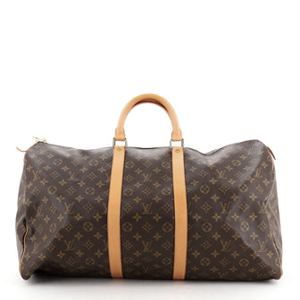Louis Vuitton Keepall Bag Monogram Canvas 55