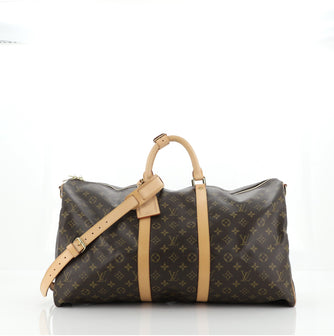Louis Vuitton Keepall Bandouliere Bag Monogram Canvas 55