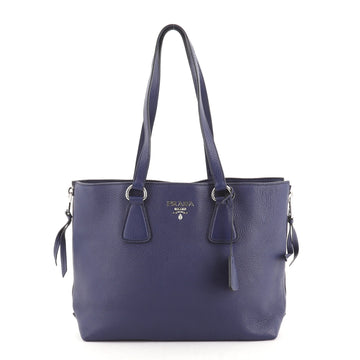 Prada Side Zip Shopper Tote Vitello Daino Medium