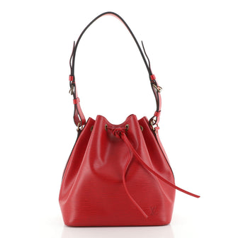 Louis Vuitton Petit Noe Handbag Epi Leather