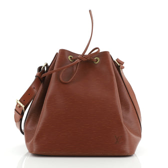 Louis Vuitton Petit Noe Handbag Epi Leather