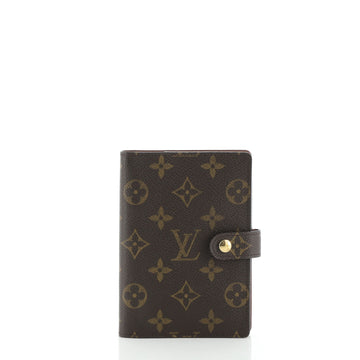 Louis Vuitton Ring Agenda Cover Monogram Canvas PM