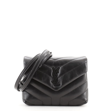 Saint Laurent LouLou Shoulder Bag Matelasse Chevron Leather Toy