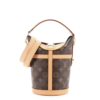 Louis Vuitton Duffle Handbag Monogram Canvas