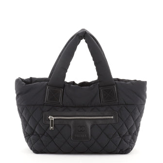 Chanel Coco Cocoon Reversible Tote Quilted Nylon Small