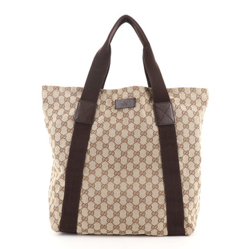 Gucci Original Web Tote GG Canvas Tall