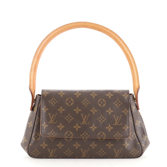 Louis Vuitton Looping Handbag Monogram Canvas Mini