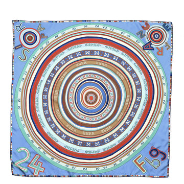 Hermes Tohu Bohu Scarf Printed Silk 90