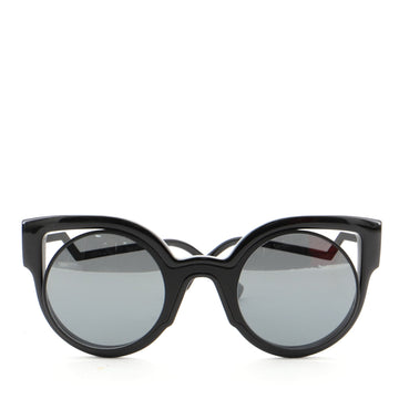 Fendi Paradeyes Cat Eye Sunglasses Acetate and Metal