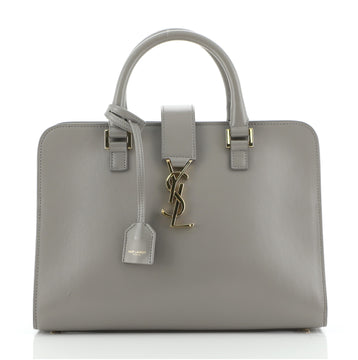 Saint Laurent Monogram Cabas Leather Small