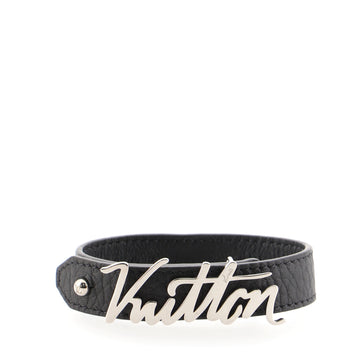 Louis Vuitton Autograph Bracelet Metal and Leather