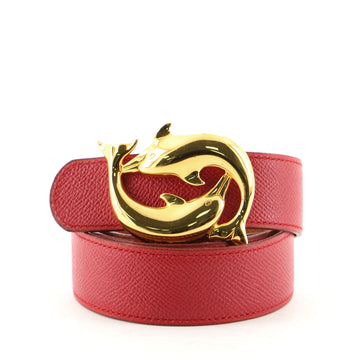 Hermes Dolphin Belt Leather Medium
